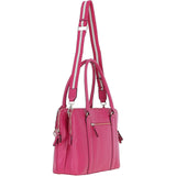 Ashwood 3 Section Large Leather Handbag Pink: X-39
