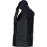 Ashwood Men's Leather Waistcoat Black: SIGMA