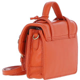 Stylish Ashwood Leather Small Satchel Bag Orange: Y-61