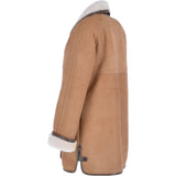 Women's Sheepskin Coat Biscuit Tan: KB 265