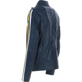Ashwood Leather Men’s Racing Stripe Jacket Navy: Lambert sp