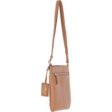 Ashwood Leather Smart Tab Cross Body Bag Butterscotch: 63621/Tab