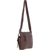 Adjustable Crossbody & Shoulder Bag Cognac: Cardiff