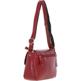 Vintage Leather Cross Body Shoulder Bag Red – G22