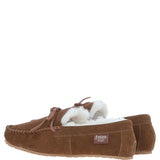 Fenland Classic Mens Suede Sheepskin Maverick Slippers Chestnut