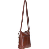 Stylish Ashwood Leather Crossbody Bag Cognac: Ava