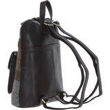 Exquisite Ashwood Leather & Harris Tweed® Cloth Backpack Brown/Mcload: TW-25-01-BM