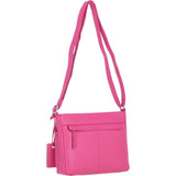 Adjustable Crossbody & Shoulder Bag Hot Pink: Cardiff