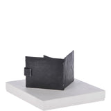 Crumble 8 Card, ID & Coins Bill Fold Tab Wallet Black/crum : 1411 C
