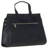 Ashwood Large Leather Grab Bag Black: V-84