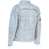 Leather Biker Jacket White: 2483