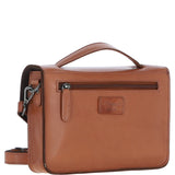 Ashwood Leather Medium Crossbody Satchel Bag Tan: P-62