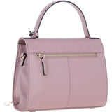 Elegant Ashwood Leather Handbag with Detachable Crossbody Strap Woodrose: 64731
