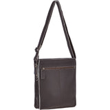 A4 Leather Messenger Bag Brown : JP Body Bag