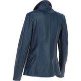 Ashwood Womens Leather Jacket Navy: awl 880