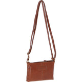 Ashwood Genuine Leather Crossbody Bag Honey: G-15