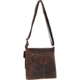 Rustic Charm Leather Handbag Mud/brown: Cheltenham