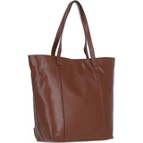 Ashwood Leather Shoulder Bag with Detachable Pouch 2 Tone Tan: 64454