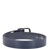 Mens Leather Belt Navy: AB-05