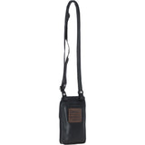 Exquisite Ashwood Leather Smartphone Bag Black: F-89