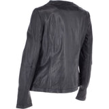 Leather Jacket Navy/nap: AWL-672