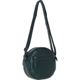 Ashwood Leather Round Crossbody Bag Green: P-66
