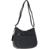 Ashwood Leather Ladies Hobo Shoulder Bag Black: Shannon
