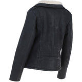 Ashwood Faux Fur Biker Style Jacket Black: Jan