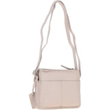 Ashwood Leather Ladies Crossbody Bag Mushroom: Glasgow