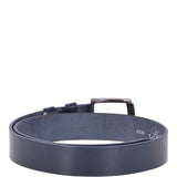 Mens Leather Belt Navy: AB-07