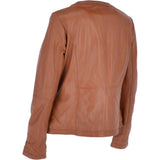 Leather Jacket Cognac/nap: AWL-672