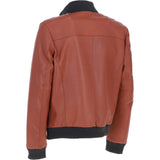 Ashwood Leather Men’s Modern Bomber Jacket Orange Tan: 162176