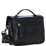 Ashwood Leather Mini Crossbody Satchel Bag Black: P-61