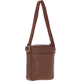Gabicci Mens Leather Messenger Bag Tan: GB-64952