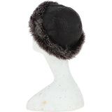 Ladies Vintage Curly Luxury Sheepskin  Hat Brown/Brissa: CURL HAT