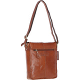 Elegant Ashwood Leather Unisex Crossbody Bag Honey: G-19