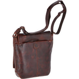 Medium Leather Vintage Messenger Bag Tan :  Adam