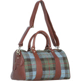 Ashwood Leather & Harris Tweed® Cloth Doctor Holdall Tan/Mcload: TW-46-02-TM