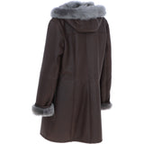 Ladies Sheepskin Duffle Brown: 5928