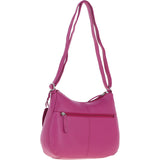 Ashwood Leather Ladies Hobo Shoulder Bag Berry: Shannon