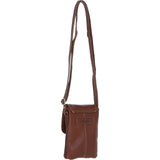 Ashwood Leather Crossbody Smart Phone Bag Tan: M-80
