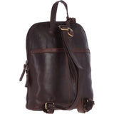 Small Vintage Leather Backpack Brandy – G25