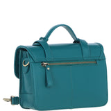Stylish Ashwood Leather Large Satchel Bag Green: Y-63