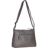 Ashwood Ladies Leather Shoulder Bag Taupe: AJ2