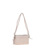 Ashwood Leather Crossbody X Shoulder Bag Mushroom: Sterling