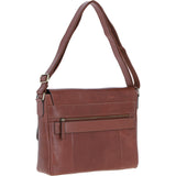 Mens Leather Messenger Bag Chestnut: BLAKE