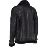 Luxury Sheepskin Pilot Jacket Black: MP 40