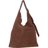 Ashwood Leather Brown Suede Bag: LB-6354
