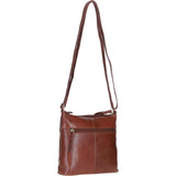 Stylish Ashwood Leather Crossbody Bag Cognac: Ava