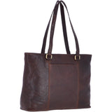 Large Vintage Leather Handbag Brandy – G29